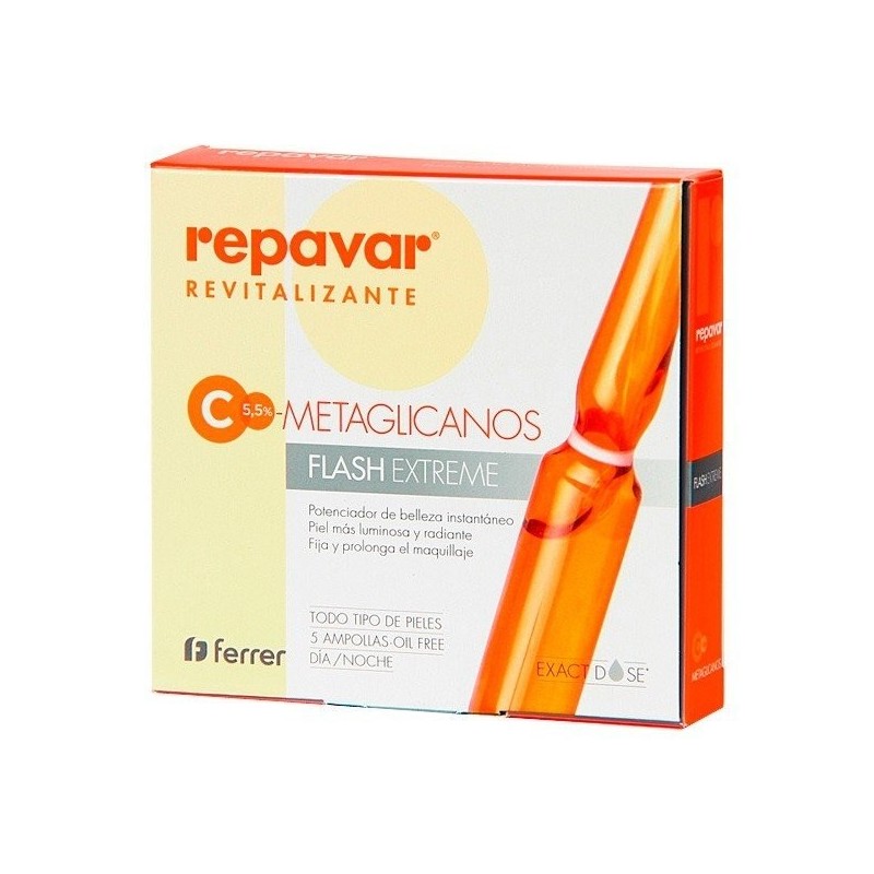 Repavar revitalizante flash extreme 5 ampollas Repavar - 1
