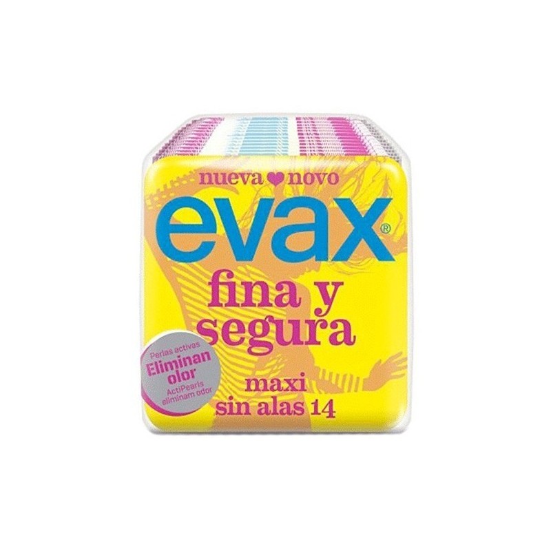 Compresas evax fina y segura maxi 14 und Evax - 1