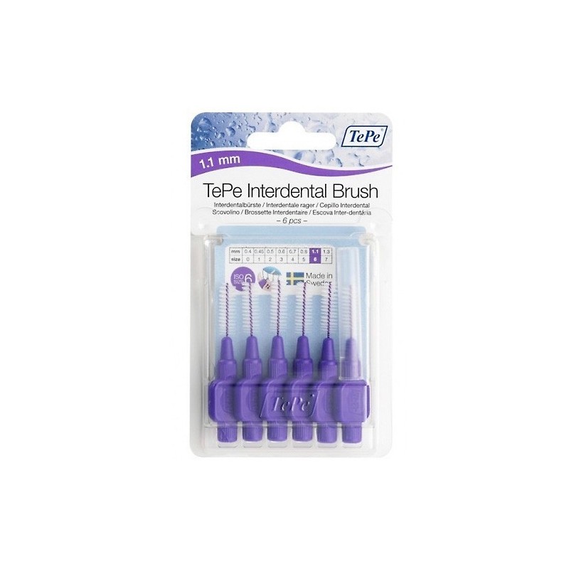 Tepe interdental 1,1 mm morado 6 uds Tepe - 1