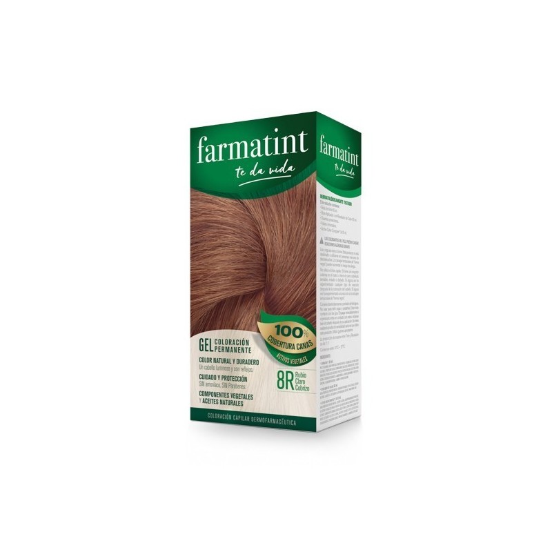 Farmatint 8r rubio claro cobrizo 130 ml Farmatint - 1