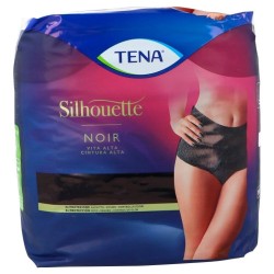 Tena silhoutte negro cint. alta t/m 9ui