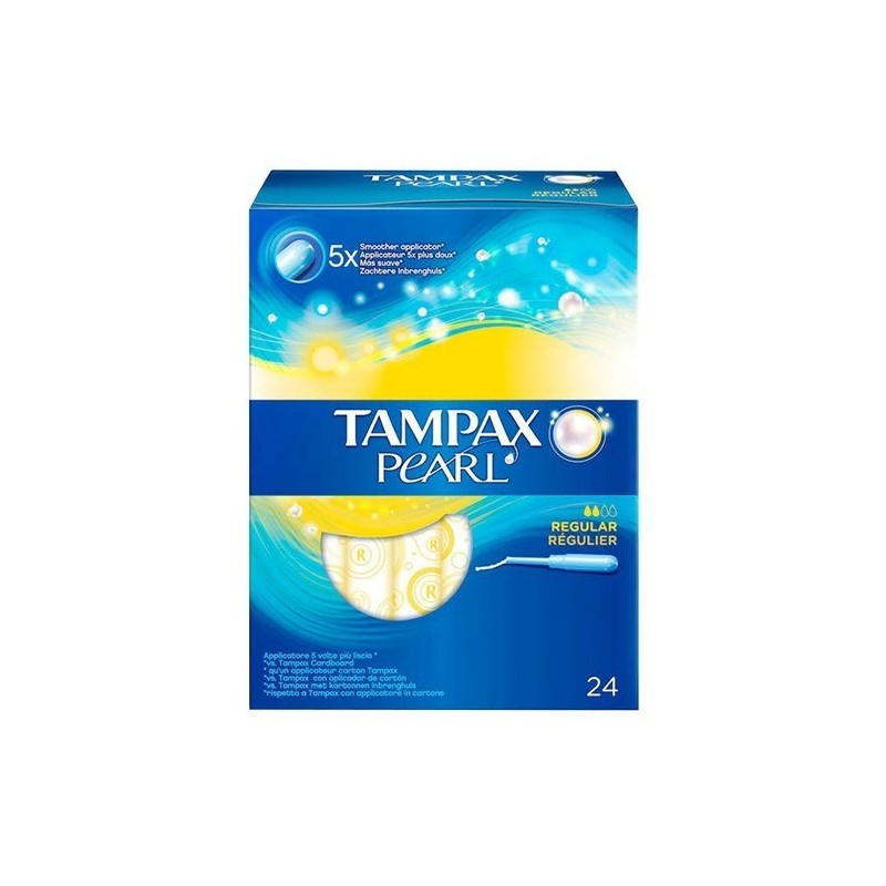 Tampax tampones pearl regular 24 uds Tampax - 1