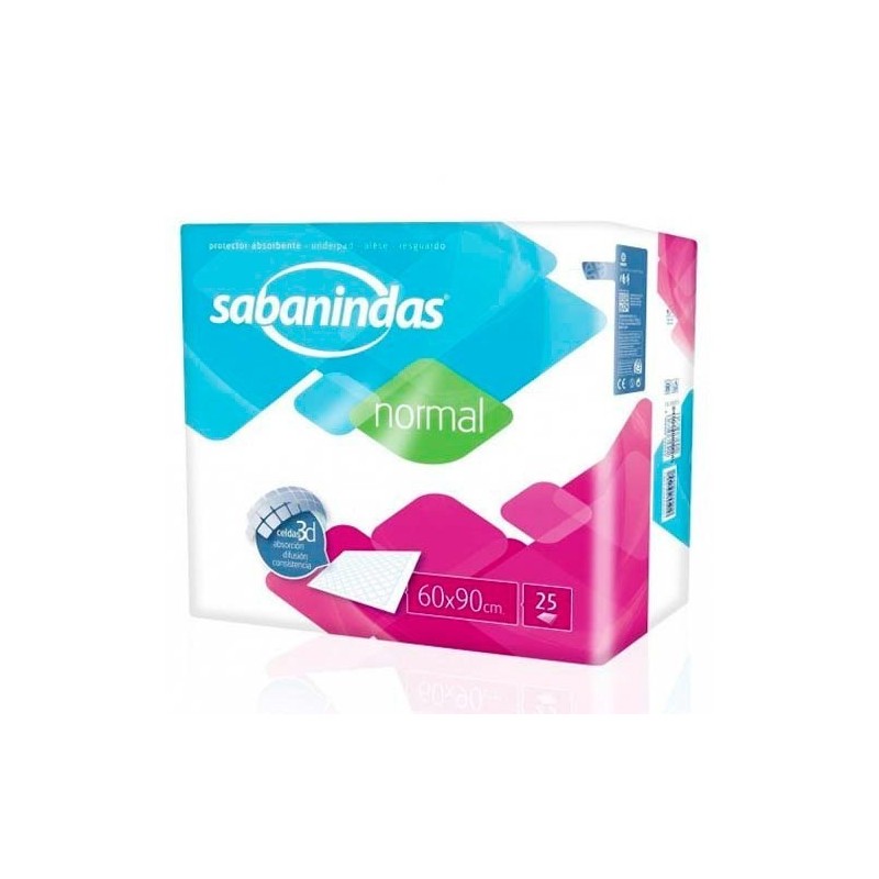 Sabanindas normal 60x90 25uds Sabanindas - 1