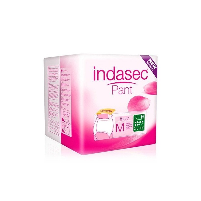 Indasec pant super talla media 10 unidades Indasec - 1