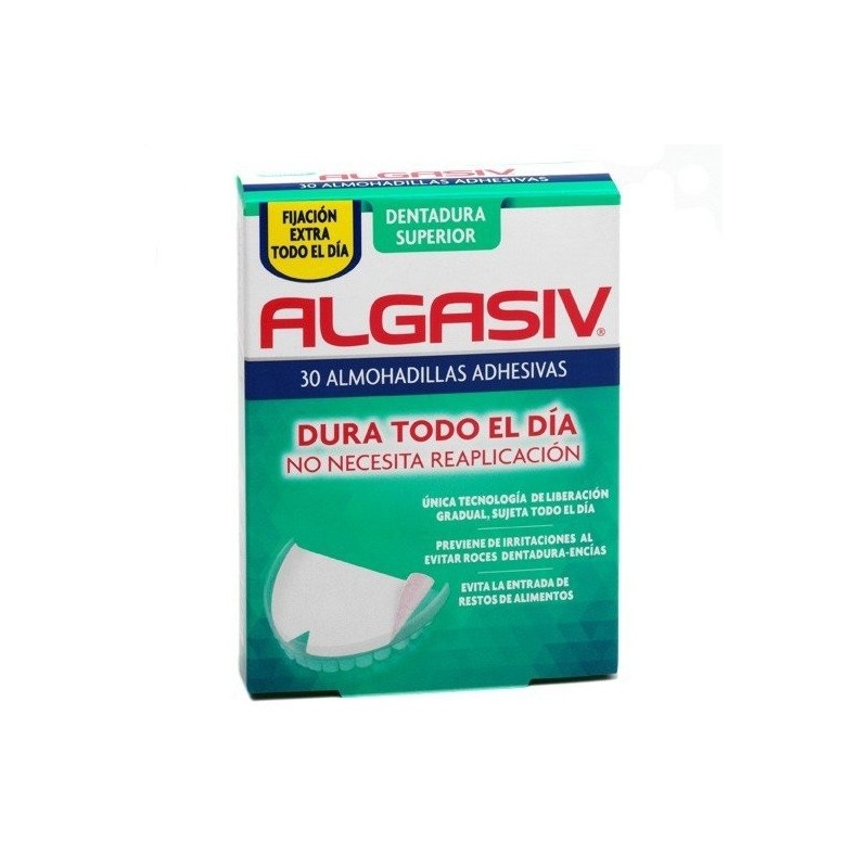 Algasiv almohadillas adhesivas dentadura superior 30uds Algasiv - 1