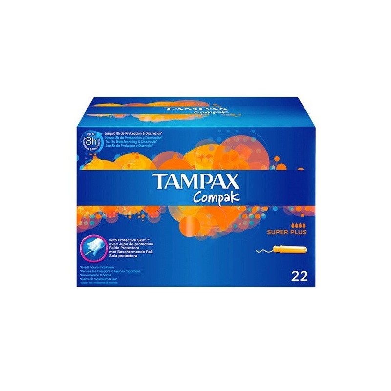 Tampax compak tampones super plus 22und Tampax - 1