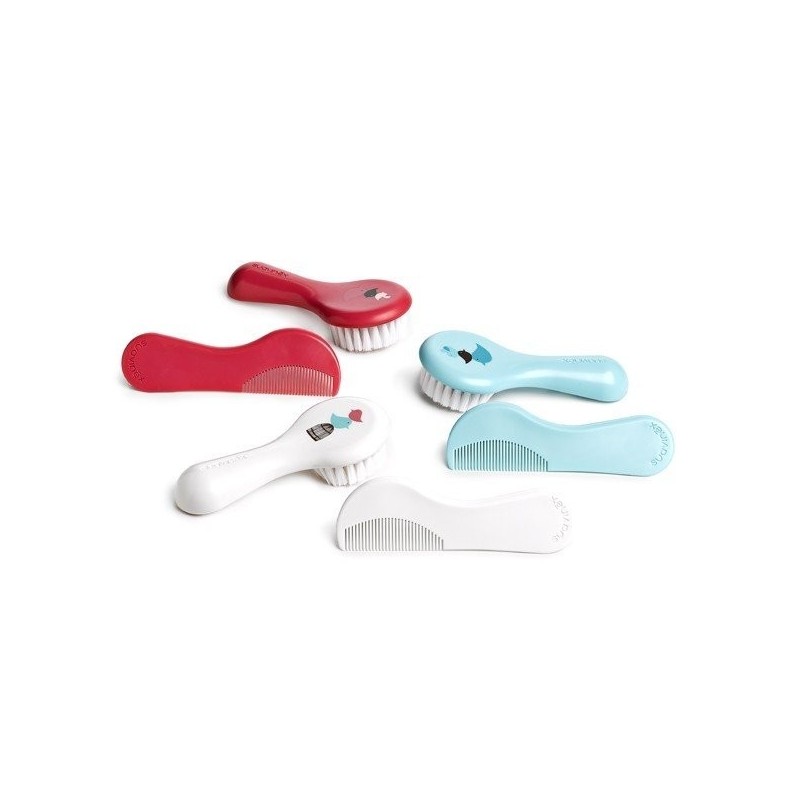 Suavinex cepillo y peine rosa Suavinex - 1