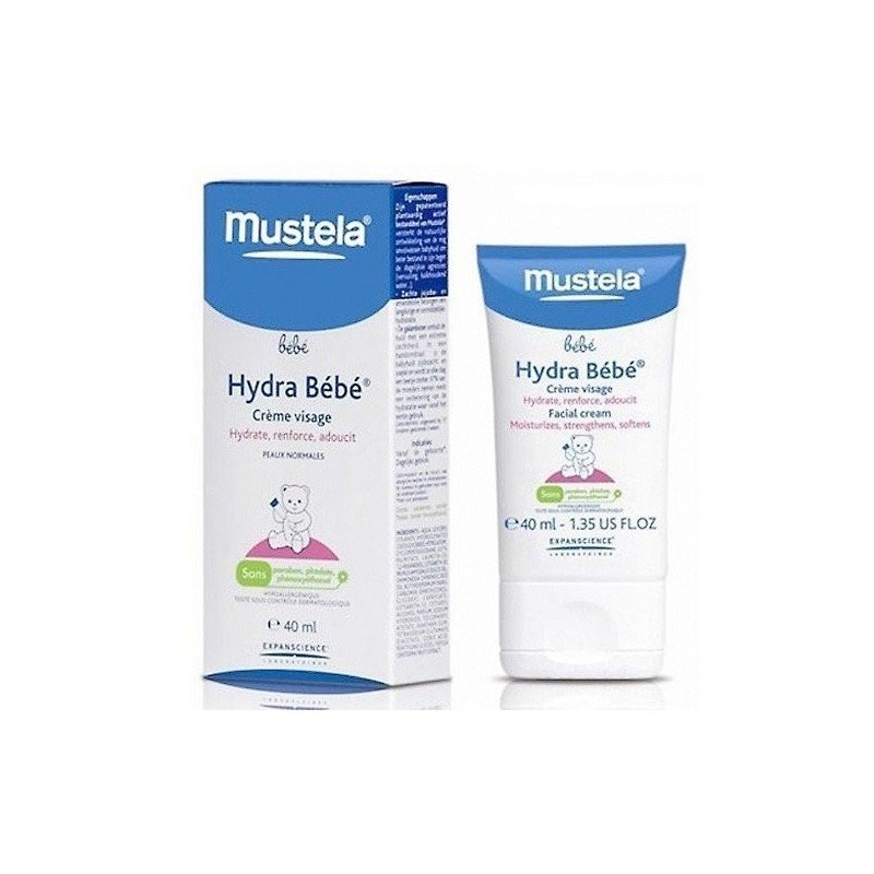Mustela hydra bebé crema facial 40ml Mustela - 1