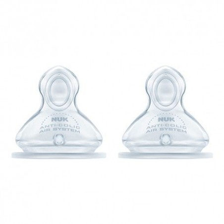Nuk tetina first choice+ 2l silicona 2u Nuk - 1