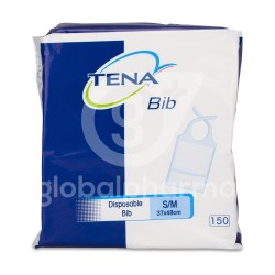 Tena babero adulto desechable s/m 150uds