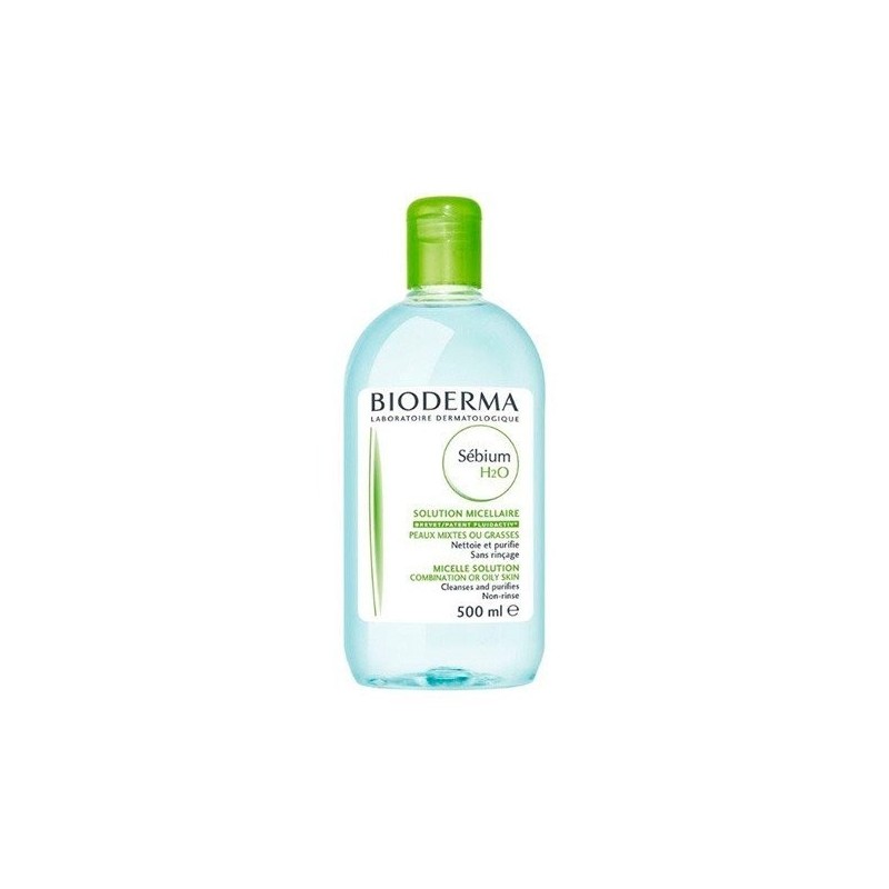 Bioderma sebium h2o agua micelar piel acne 500ml Bioderma - 1