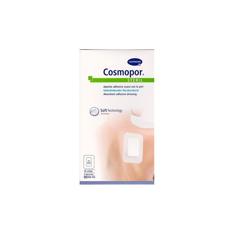 Cosmopor steril 15 x 8 cm 5 uds Cosmopor - 1