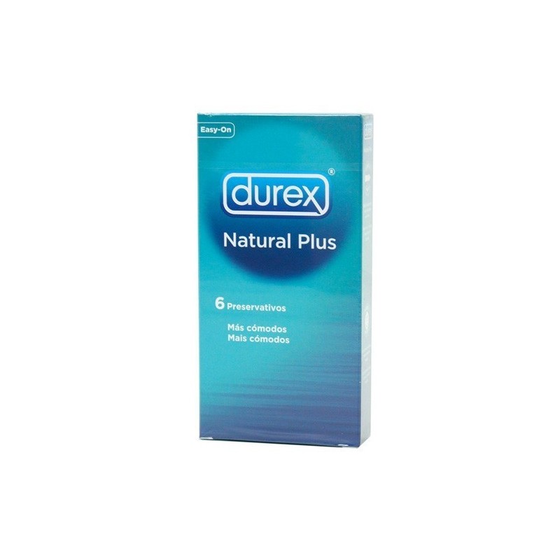 Preserva.durex natural plus easy on 6und Durex - 1