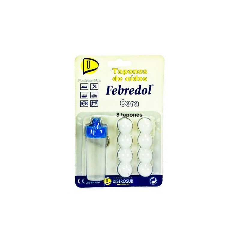 Tapones oido febredol cera 8 uds. Febredol - 1