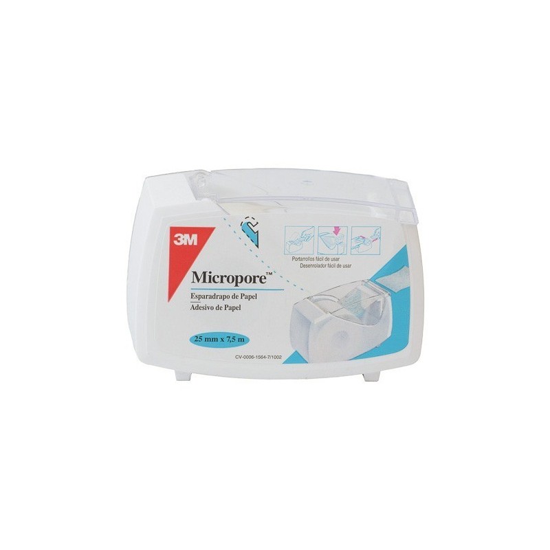 Esparadrapo micropore blanco 7,5x2,5 por 3M - 1