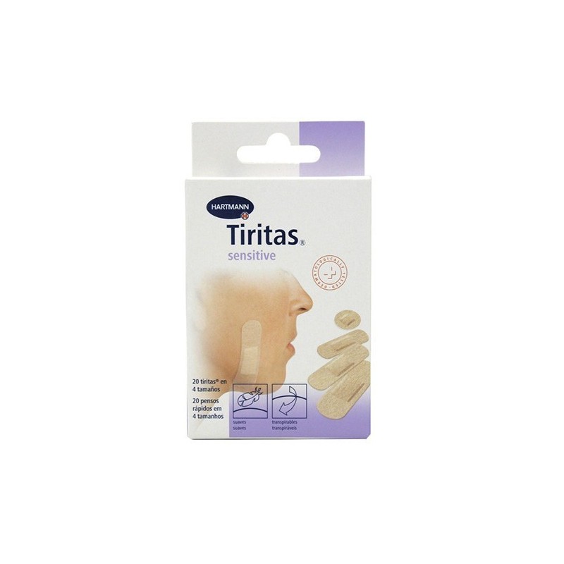Tiritas sensitive surtido 20 uds Hartmann - 1