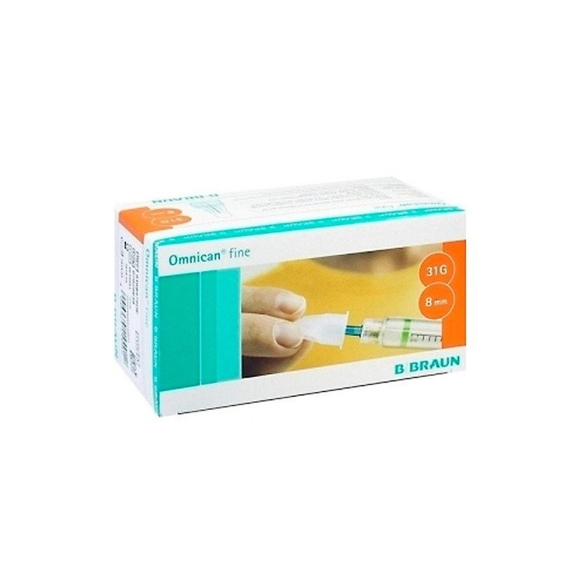 Agujas omnican fine 31gx8mm r/931g08s41 Omnican - 1