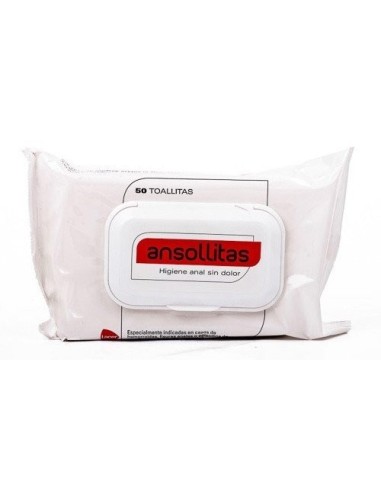 Ansollitas higiene anal 50 toallitas Ansollitas - 1