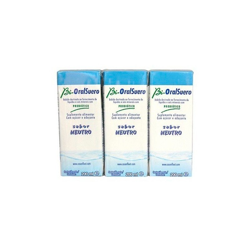 Bioralsuero neutro pack 3 brick x 200ml Bioralsuero - 1
