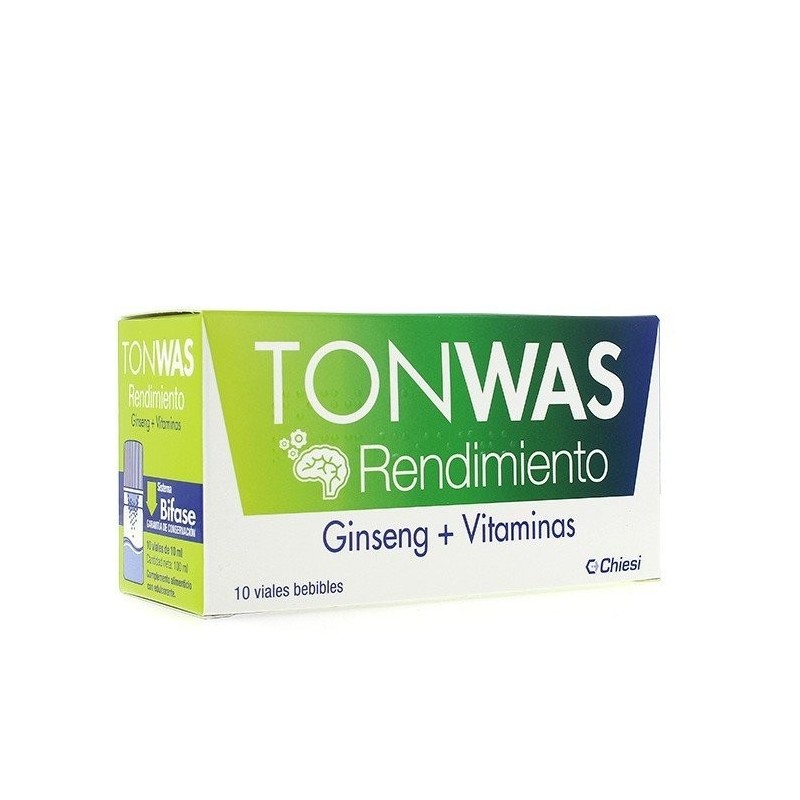 Tonwas rendimiento 10 viales bebibles Chiesi - 1