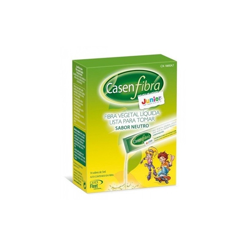 Casenfibra junior liquida 14 sticks 5 ml casenfibra - 1