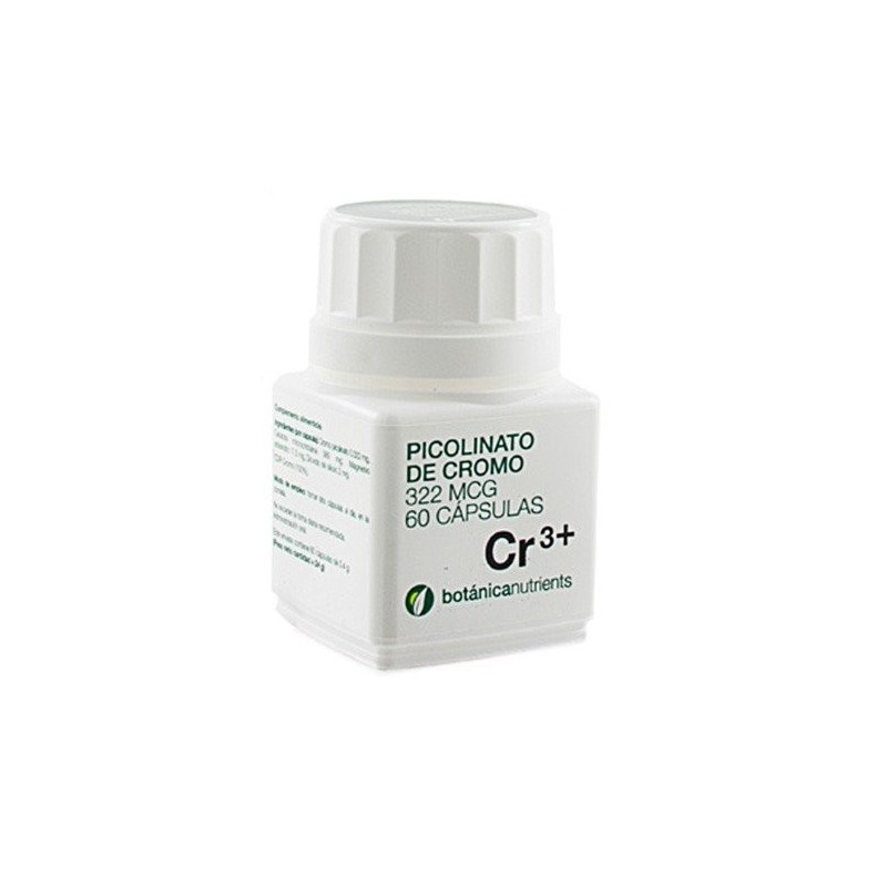 Picolinato cromo 322mcg 60 caps botanica Botanica - 1