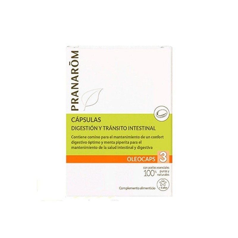 Pranarom oleocaps 3 bienestar digestivo 30 caps Pranarom - 1