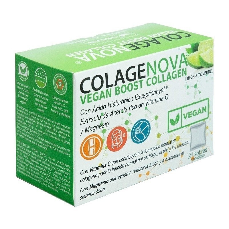 Colagenova vegan boost te verde y limón 21s Colagenova - 1