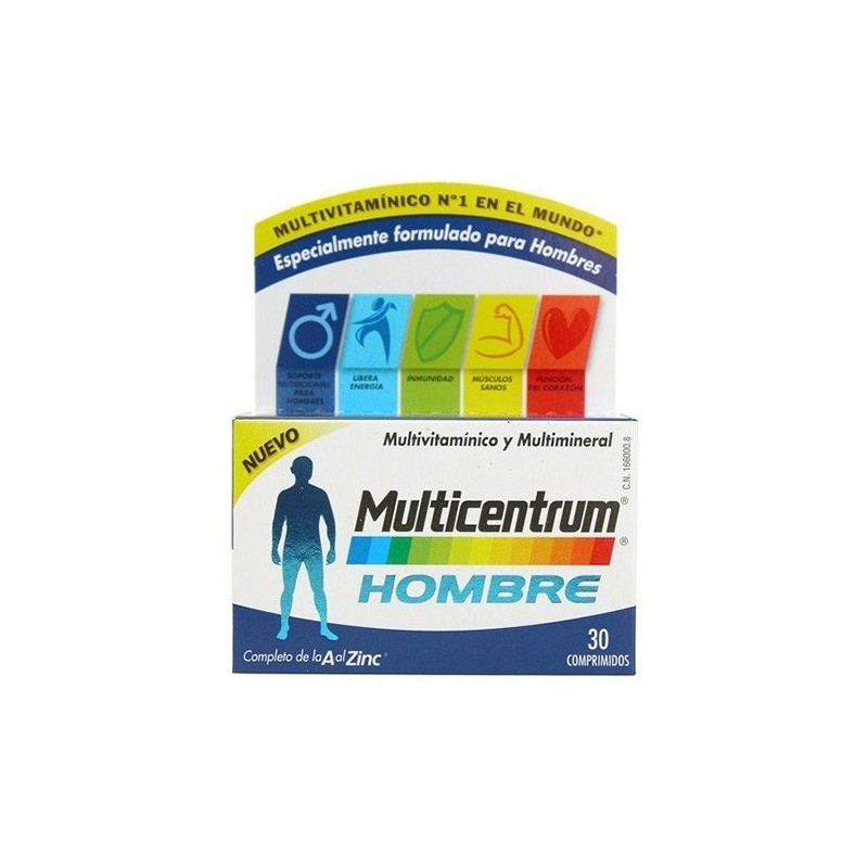 Multicentrum hombre 30 comprimidos Multicentrum - 1