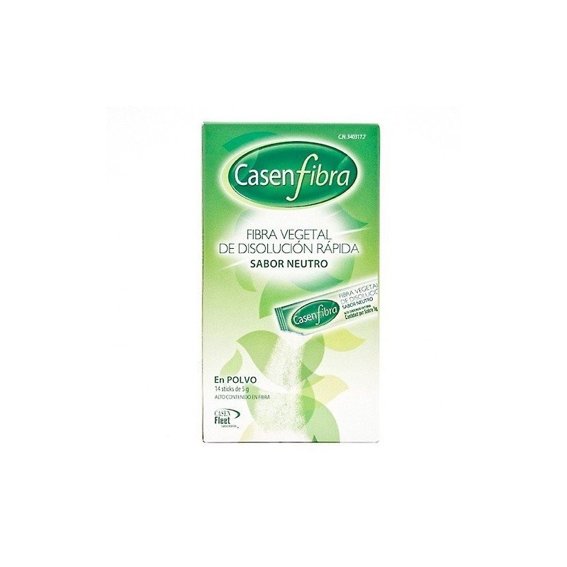 Casenfibra polvo 14 sticks x 5 gr casenfibra - 1