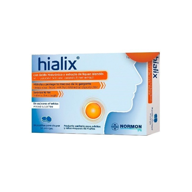 Hialix 24 pastillas para chupar Normon - 1