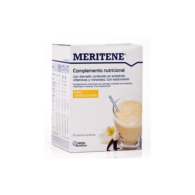 Meritene polvo vainilla 15 sobres 30 g. Meritene - 1