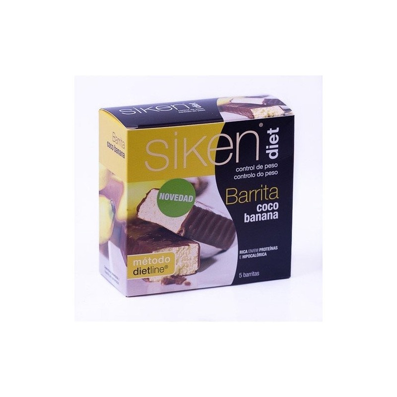 Sikendiet barrita coco/banana 5 uds Sikendiet - 1