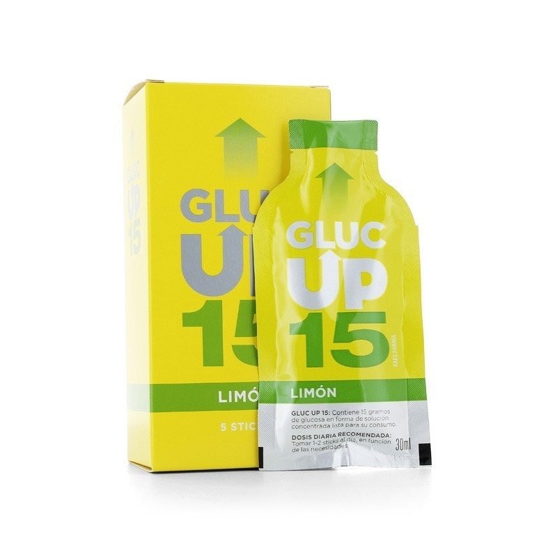 Gluc up limon 15 gr x 5 sticks de 30 ml Gluc Up - 1