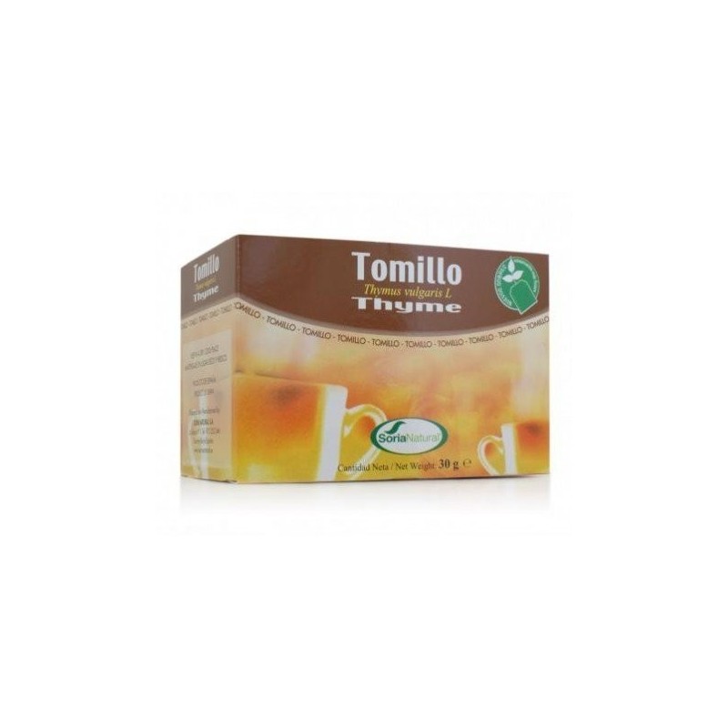 Soria natural infusión tomillo 20 filtros Soria Natural - 1
