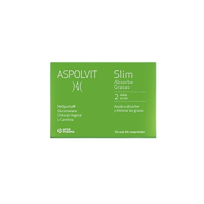 Aspolvit slim absorbe grasas 60 capsulas Aspolvit - 1